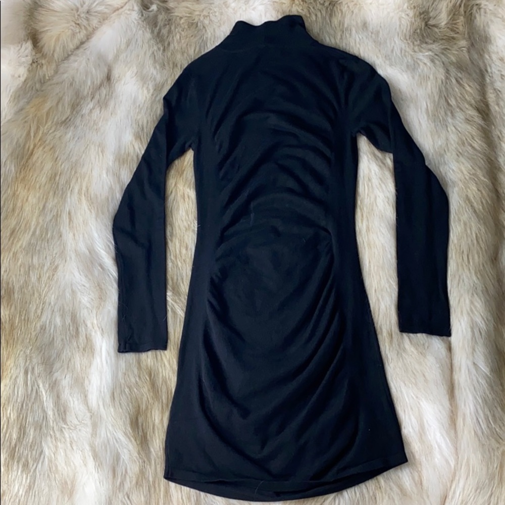 Express Turtle Neck Long Sleeve Mini Dress, Size Small - Picture 9 of 9